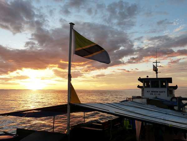 Sunset over Lake Tanganyika